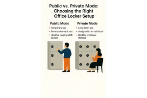 Public vs. Private Mode: understanding the difference in locker Locks